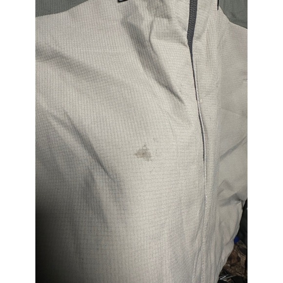 The North Face Mens S P Hooded Jacket Green Grey Lightweight Puffer - Picture 3 of 6